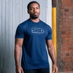 SBD Storm Brand T-Shirt Navy- Herre