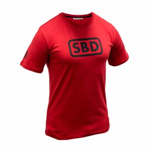 SBD Rød/Sort T-Shirt - Dame