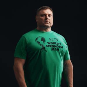 SBD World's Strongest Man T-Shirt - Grøn