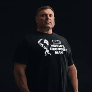 SBD World's Strongest Man T-Shirt - Sort